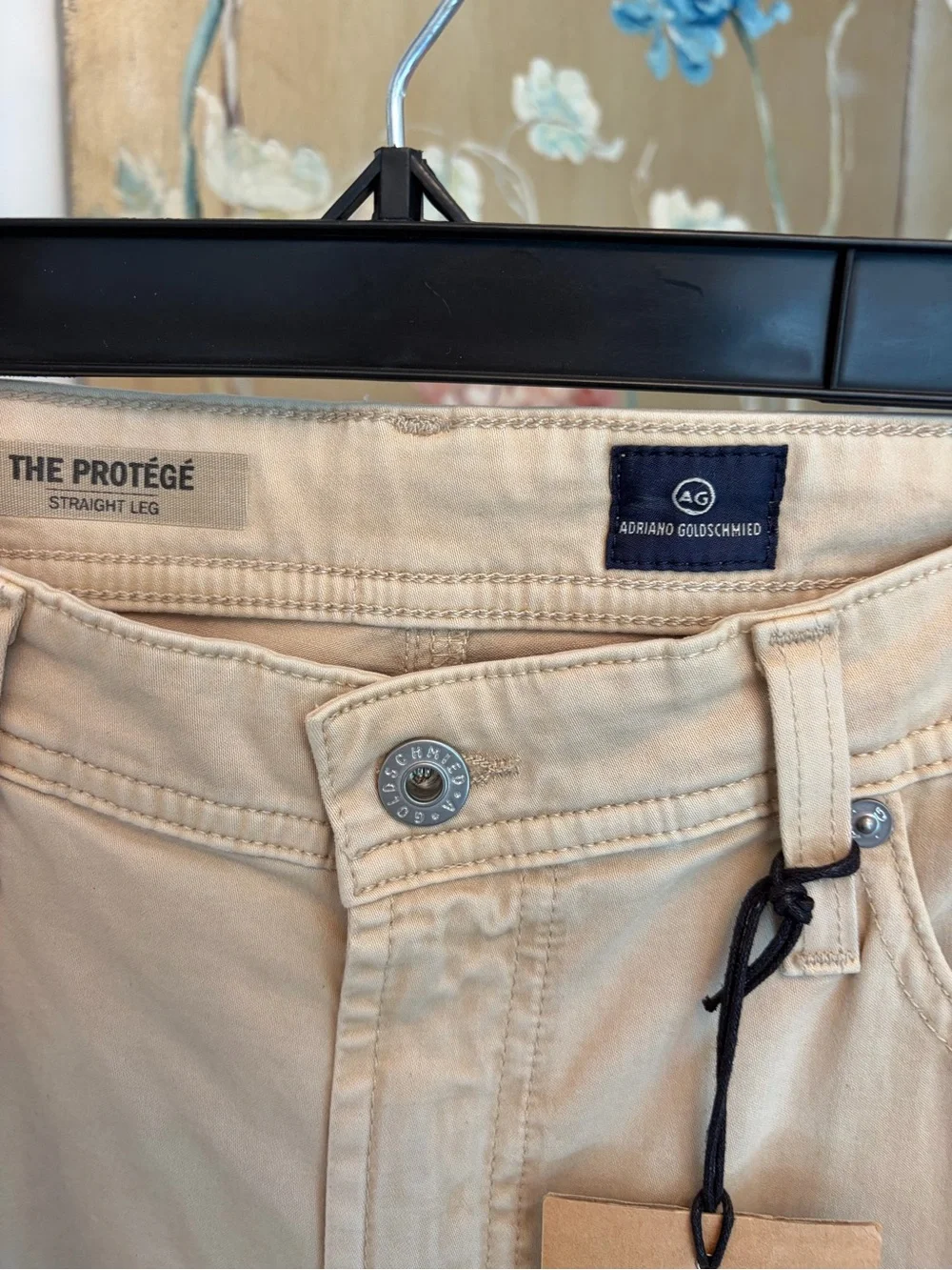 Adriano Goldschmied Men's Casual Chino Pants in Beige NWT